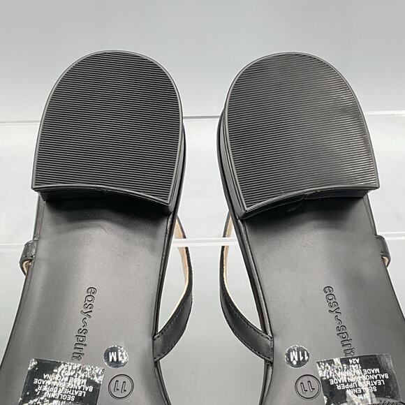 NEW Easy Spirit Women’s Glenn Asymmetrical Sling Sandals Black Size 11M - Picture 10 of 11